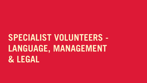 Specialist Volunteers